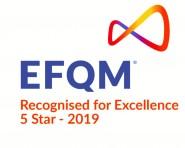 Laatusertifikaatti EFQM Recognised for Excellence merkki.