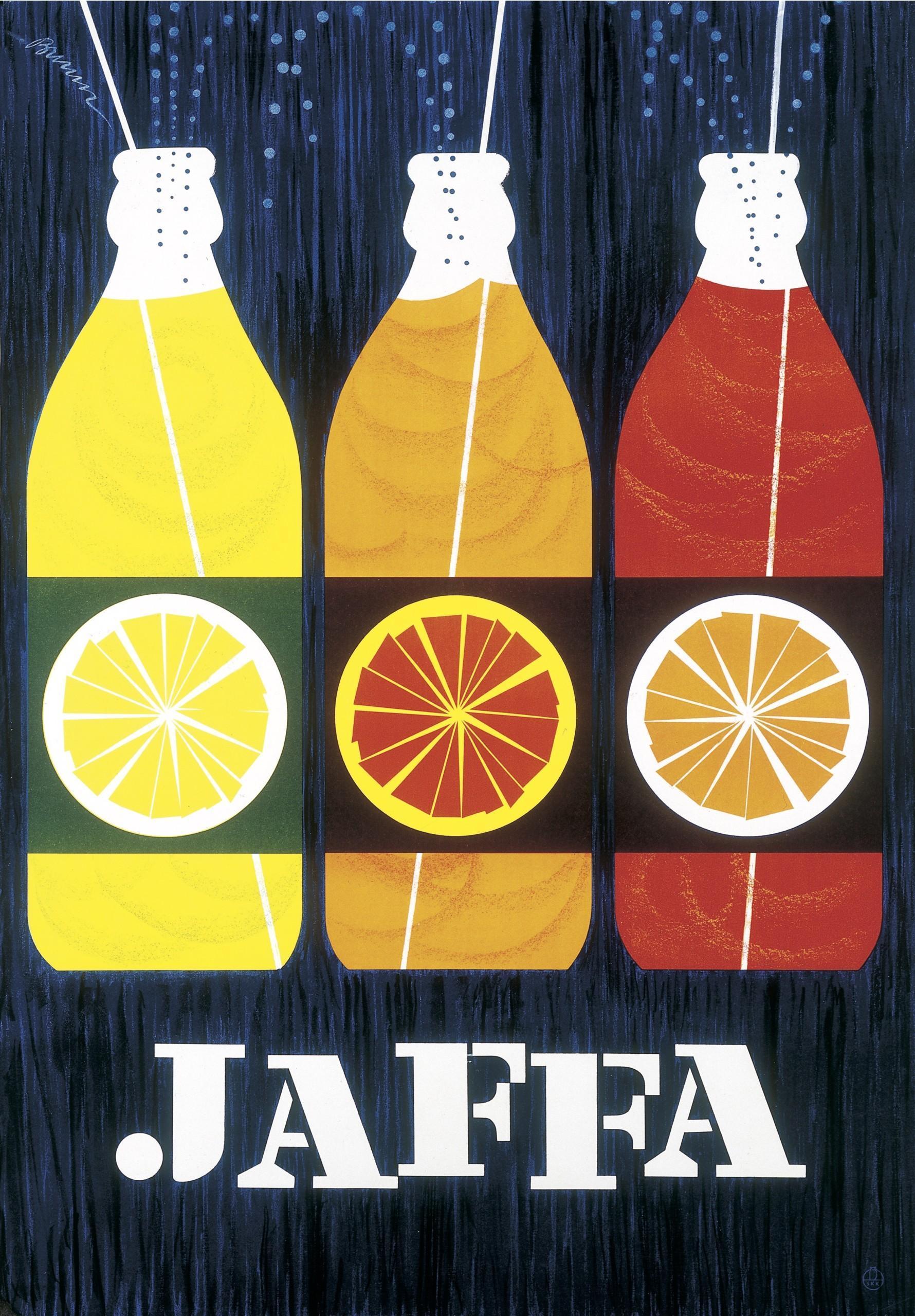 Erik Bruunin piirros Jaffa limupulloista.