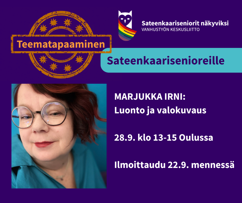 Syyskuun teematapaamisen mainos